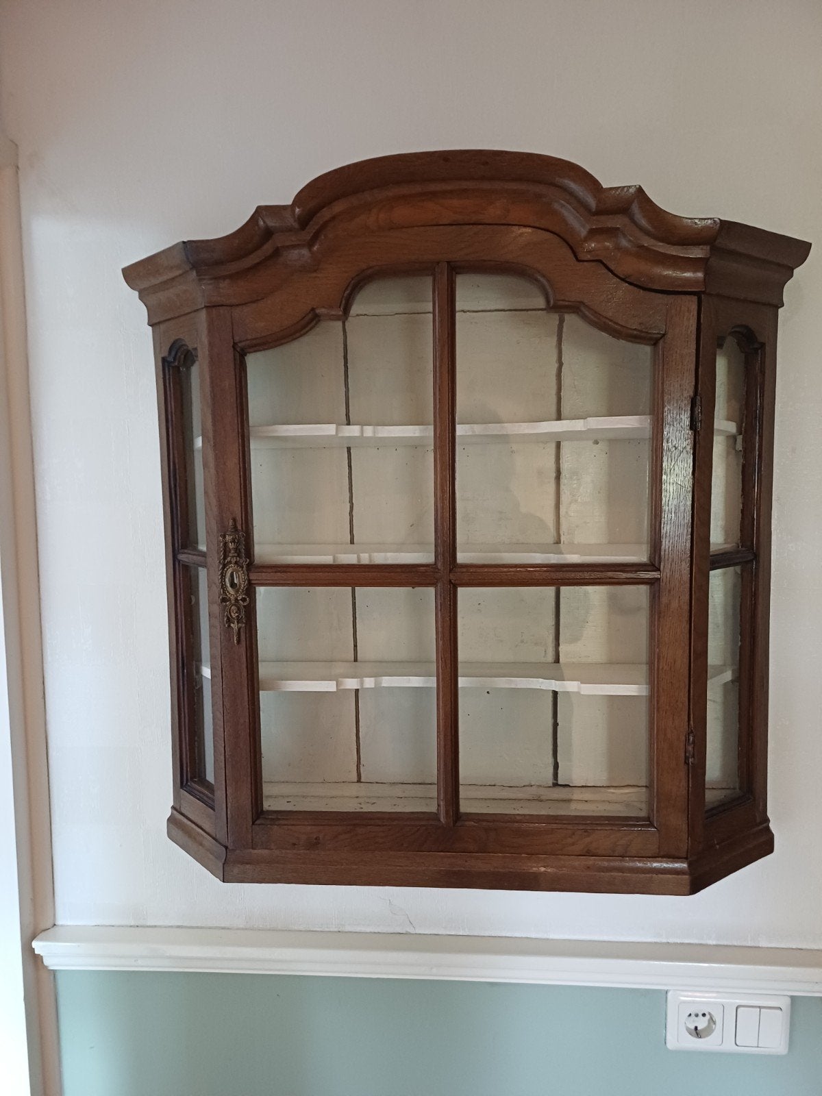 Vitrinekastje, Huis en Inrichting, Ophalen, Gebruikt, 50 tot 100 cm, Minder dan 100 cm