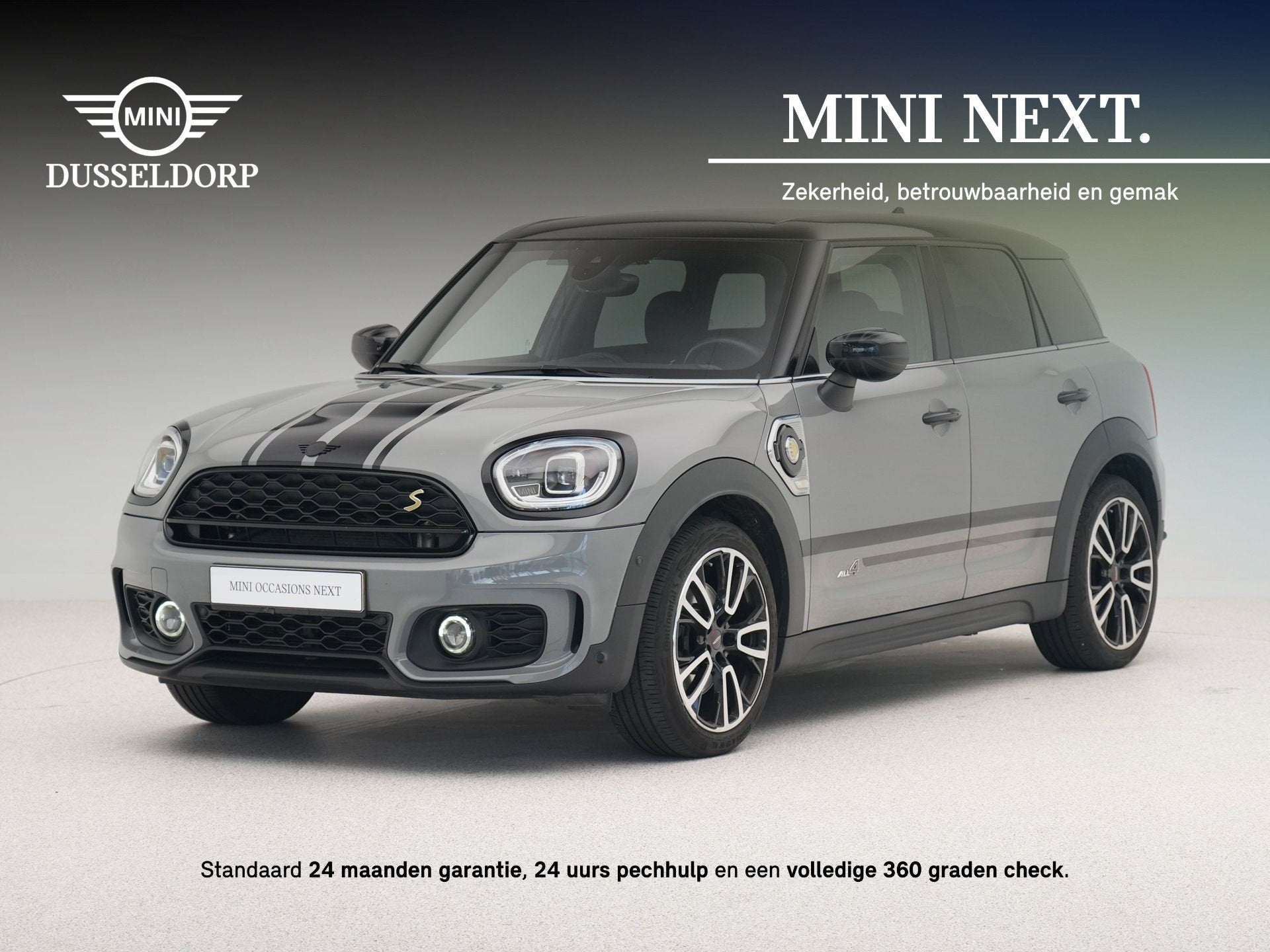 MINI Countryman Cooper SE ALL4 JCW-Trim (bj 2022, automaat), Auto's, Automaat, Dealer onderhouden, Gebruikt, Countryman