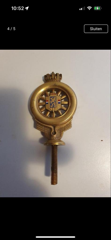 Gezocht: KNAC embleem/mascotte/badge, Verzamelen, Ophalen, Zo goed als nieuw, Auto's