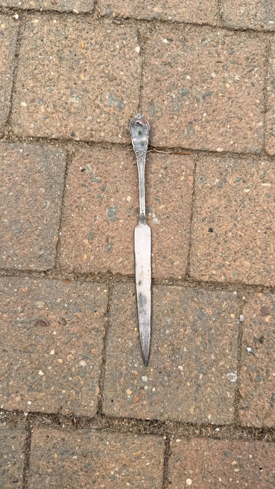 Zilveren briefopener mobilisatie 1939, Verzamelen, Ophalen of Verzenden, Nederland