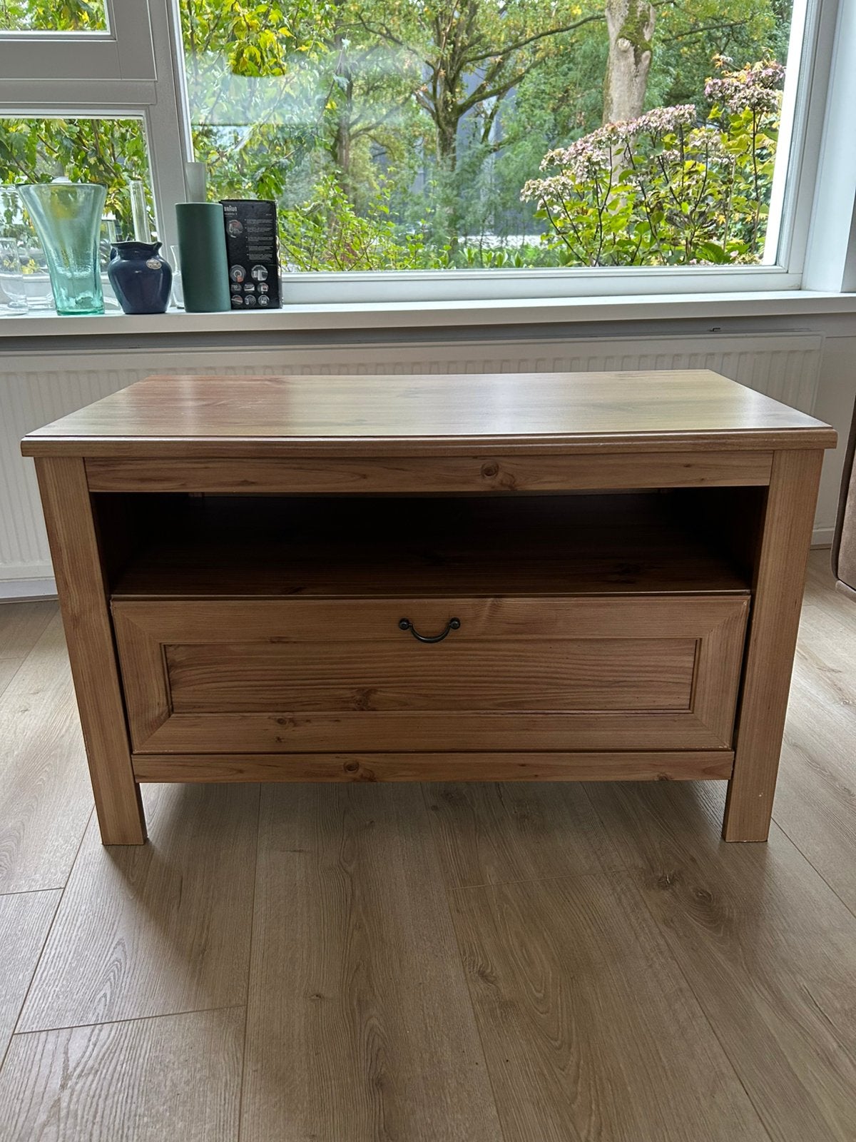 Tv meubel simpel gefineerd spaanplaat, Huis en Inrichting, Ophalen, Gebruikt, 50 tot 100 cm, Minder dan 100 cm