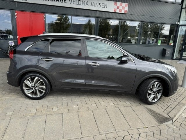 Kia Niro 1.6 GDi HYBRID EXECUTIEVE LINE AUT. (Véél opties!, Auto's, Automaat, Gebruikt, 23 km/l, Leder