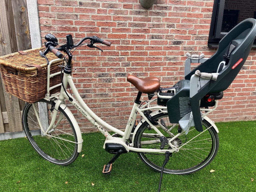 Elektrische fiets Oxford 'Fleur' Shimano, Fietsen en Brommers, Fietsen | Dames | Damesfietsen, Gebruikt, Velgrem, Versnellingen
