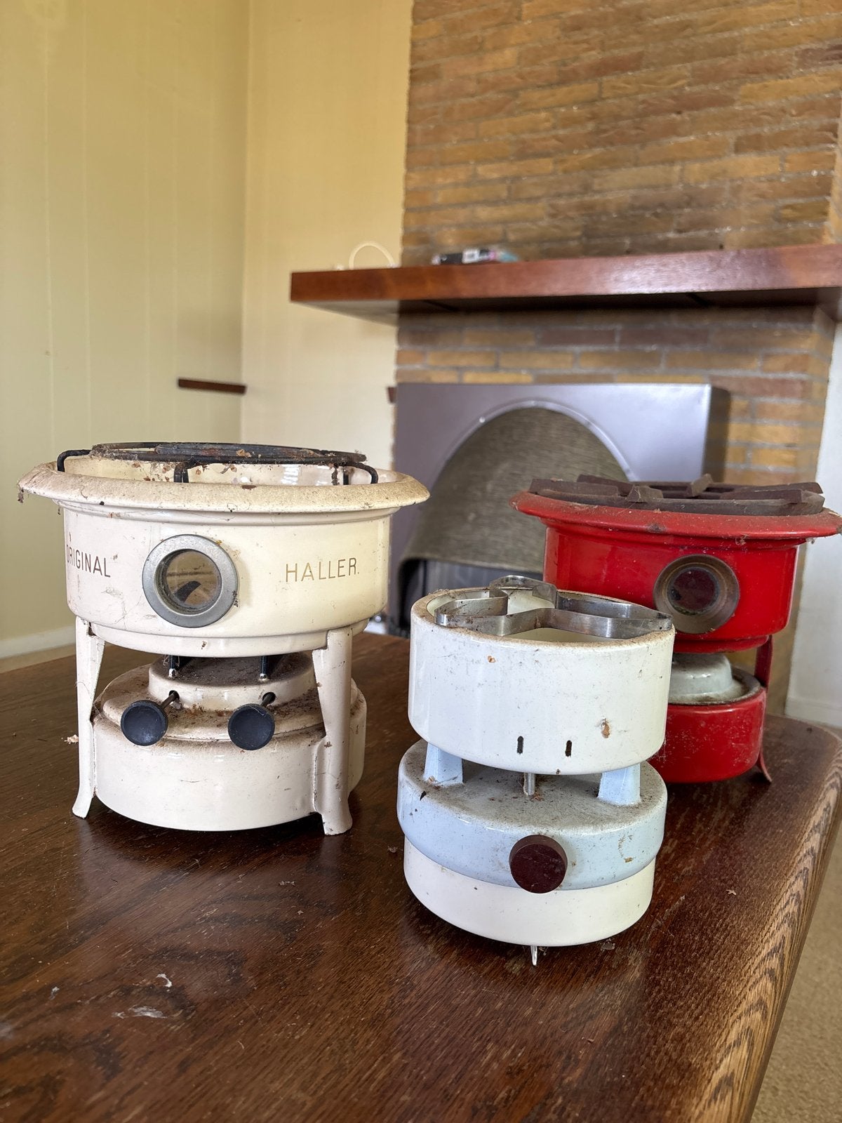 Vintage Petroleumstel - Haller en meer, Antiek en Kunst, Ophalen