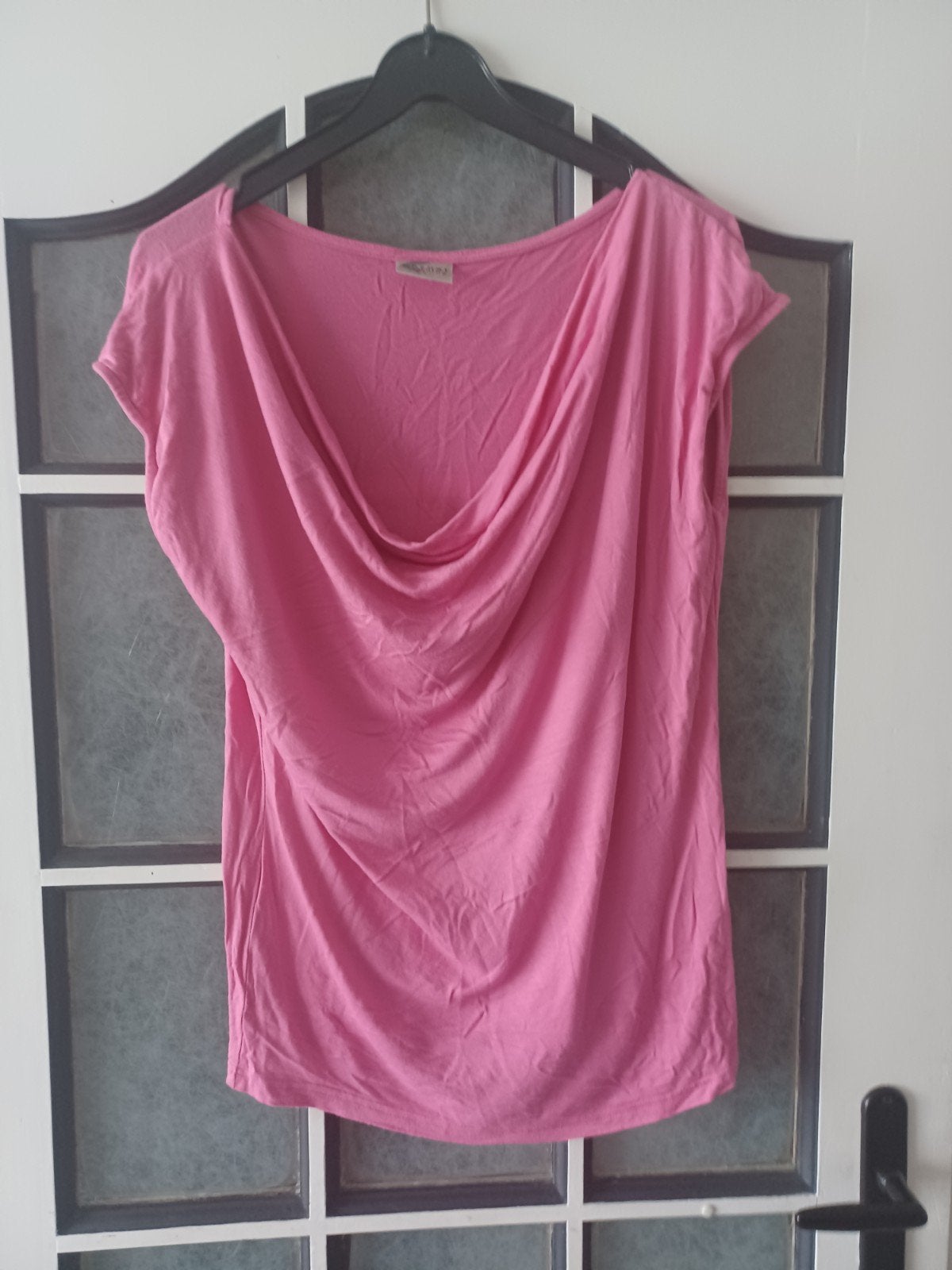 Roze top, maat L, Ophalen of Verzenden, Zo goed als nieuw, Roze, Zonder mouw
