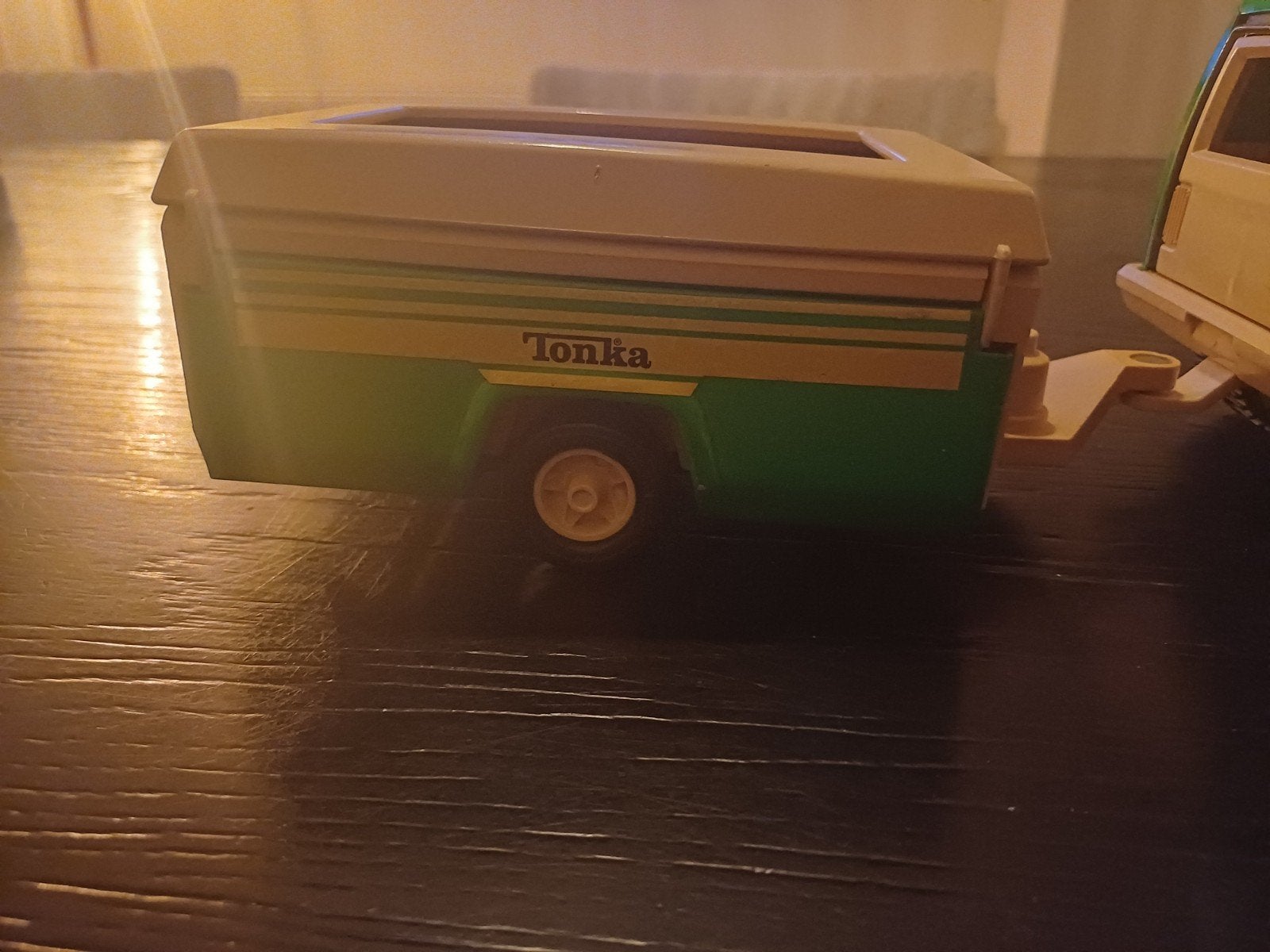 Vintage Tonka Camper Van met Caravan - Jaren '70 Speelgoed, Ophalen, Gebruikt