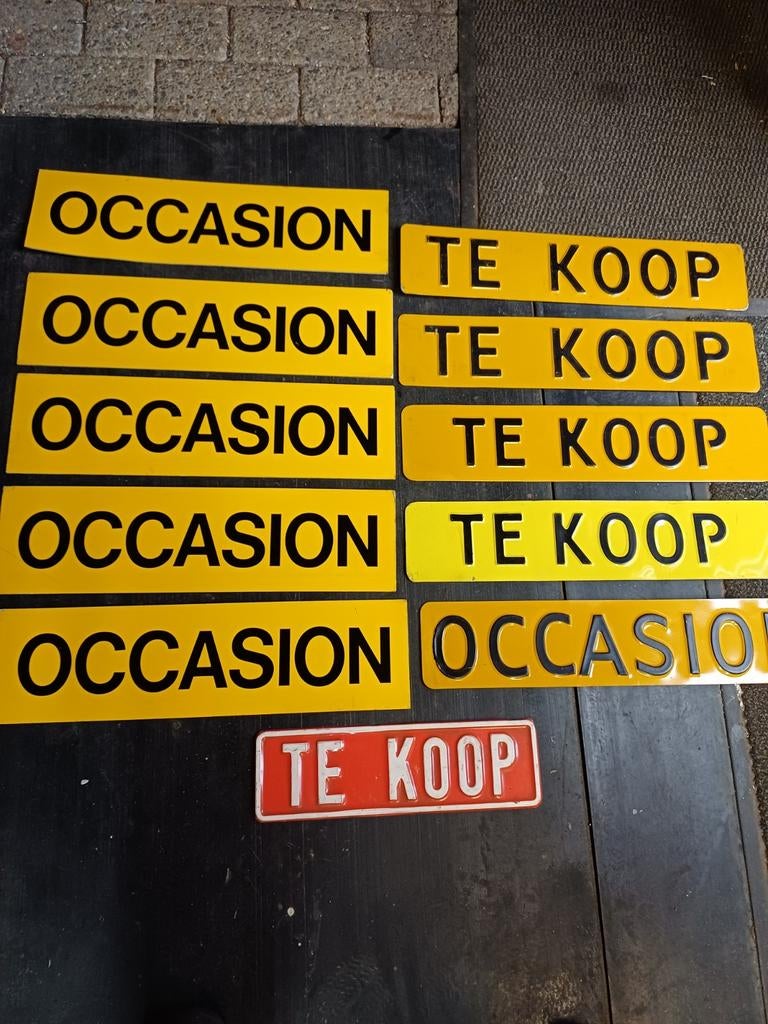Verkoop borden/platen, Ophalen of Verzenden