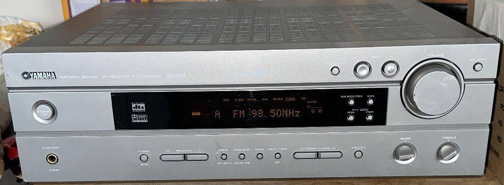 Yamaha RX-V430RDS thuisbioscoop AV Receiver Titan, Ophalen, Gebruikt, Yamaha, 120 watt of meer