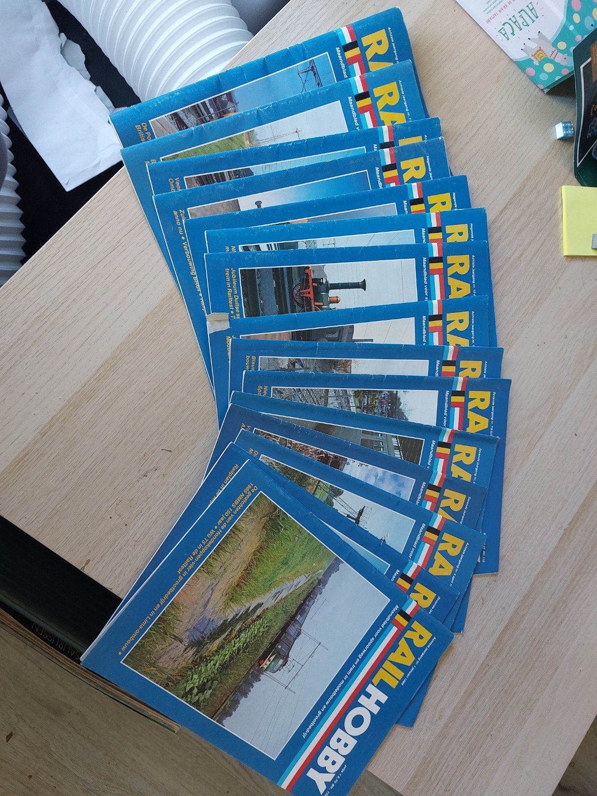 Railhobby tijdschriften - diverse jaargangen, Verzamelen, Trein, Gebruikt, Niet van toepassing, Niet van toepassing