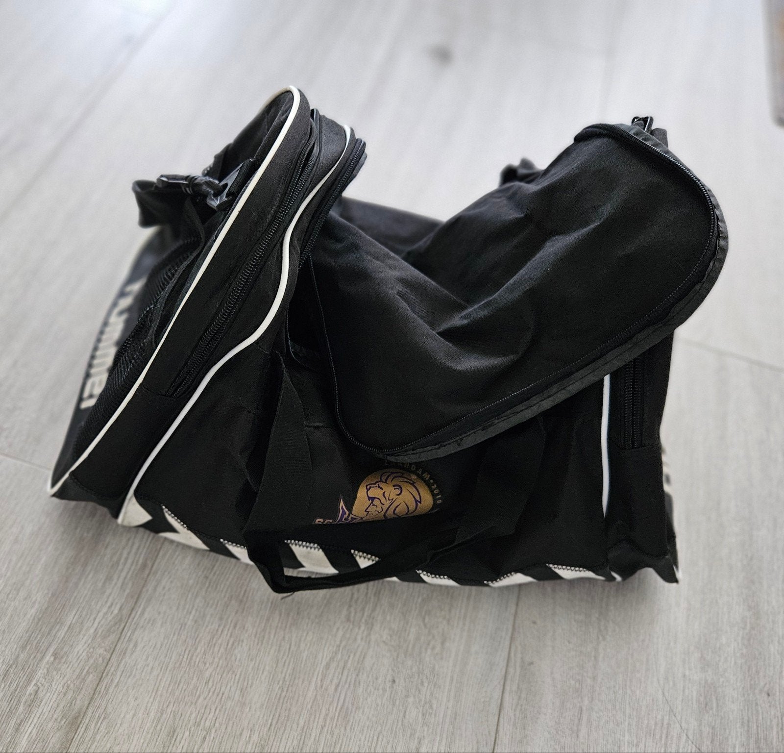 Voetbaltas Hummel zwart orig, Ophalen of Verzenden, Zo goed als nieuw, Overige typen
