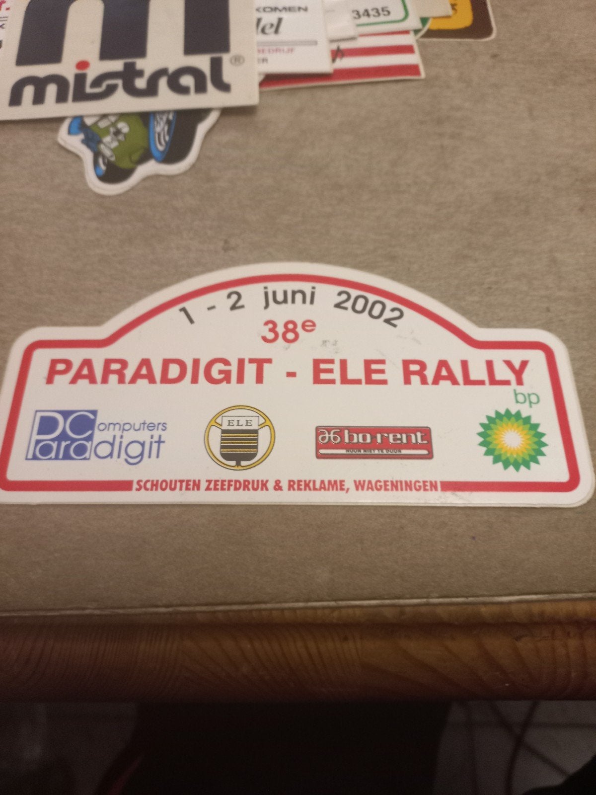 Paradigma - ELE Rally Sticker 2002, Ophalen of Verzenden