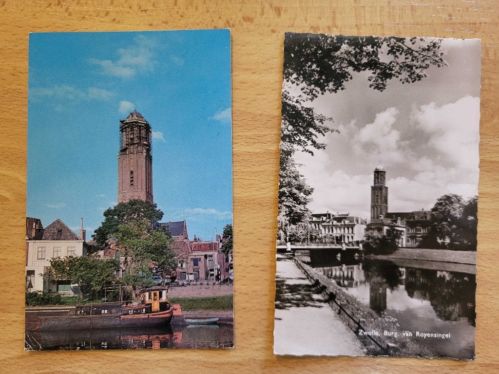 ansicht ZWOLLE Peperbus Royensingel (2x), Verzenden, Voor 1920, Overijssel