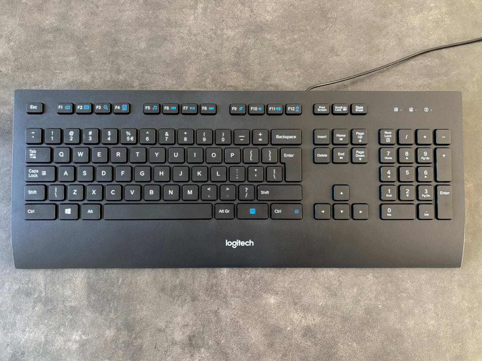 Logitech toetsenbord (K280e), Computers en Software, Ophalen of Verzenden, Zo goed als nieuw