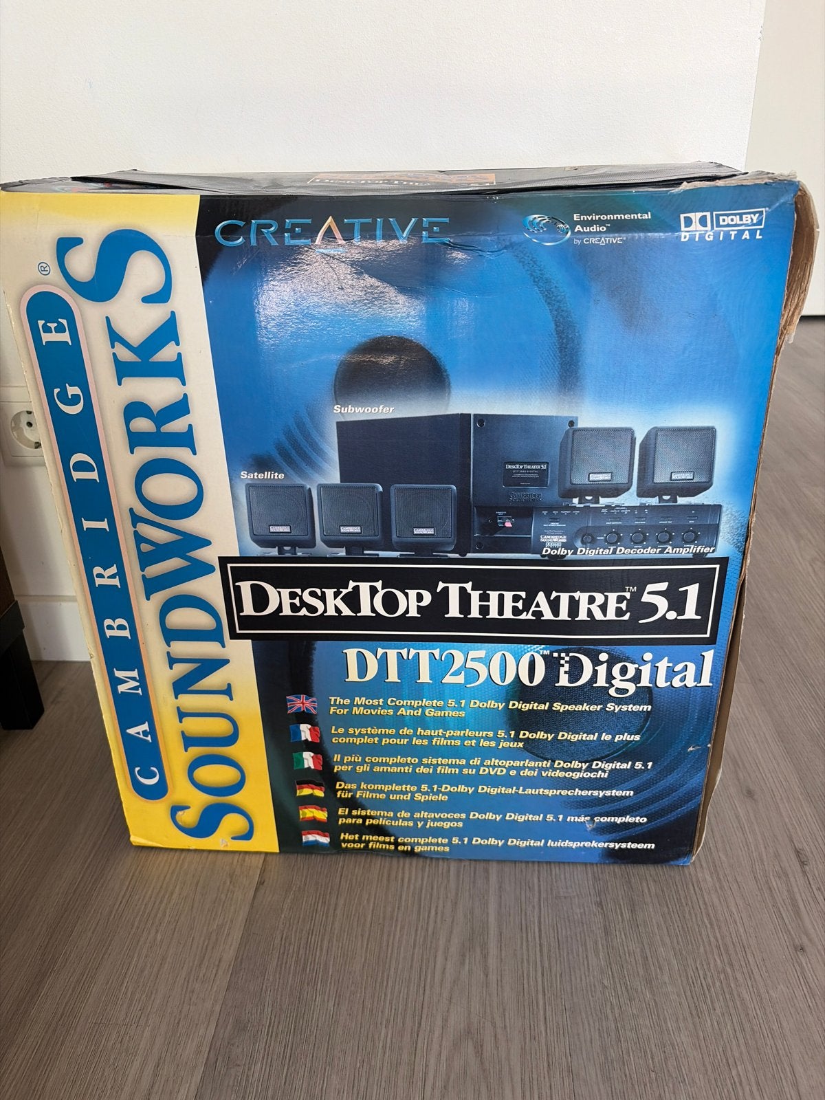 Creative Cambridge SoundWorks Desktop Theatre 5.1 DTT2500, Overige merken, Ophalen of Verzenden, Zo goed als nieuw, 5.1-systeem