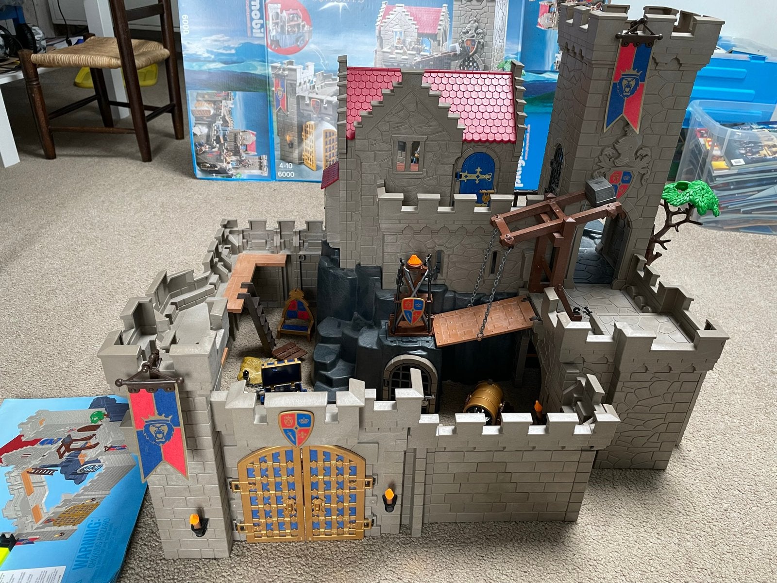 Playmobil groot ridderkasteel met veel extra sets, Kinderen en Baby's, Ophalen, Gebruikt, Complete set