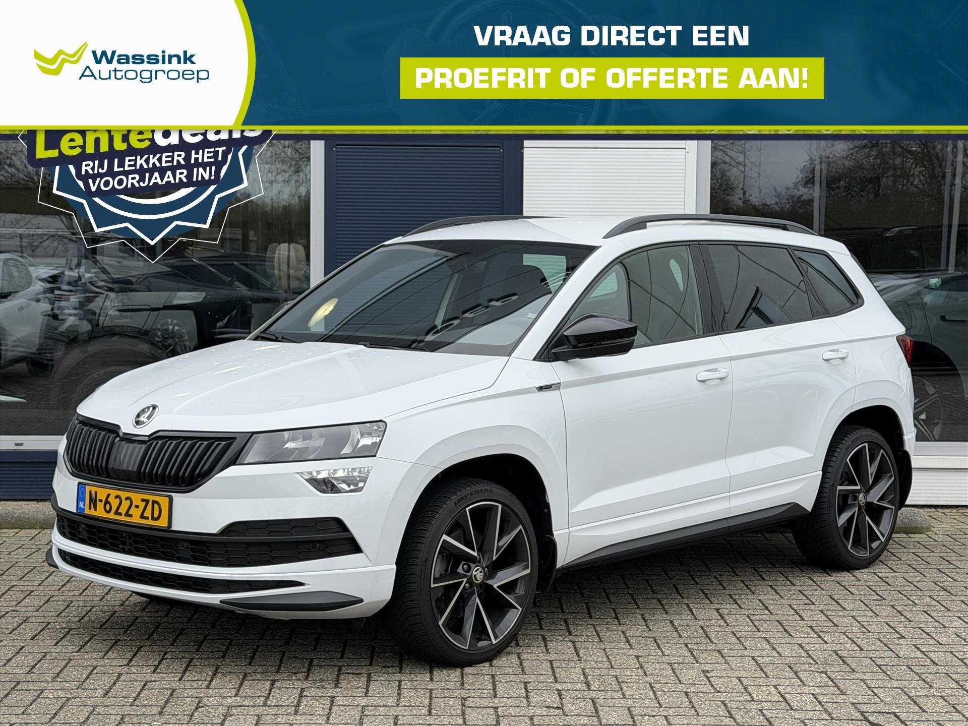 Skoda Karoq 1.5 TSI 150 pk DSG Sportline Business | Stoelver