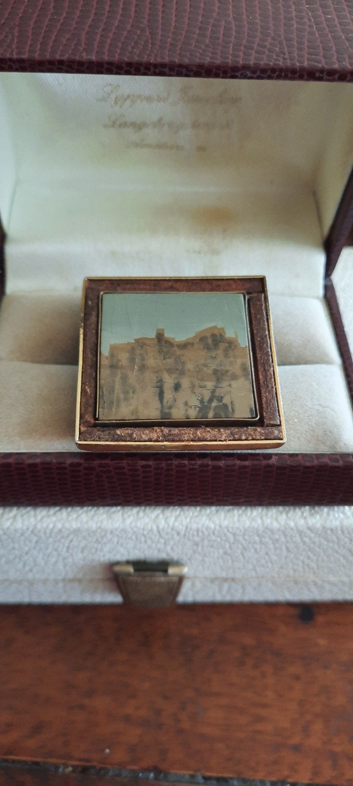Vintage  broche Langani, Annie Schaad, Sieraden, Tassen en Uiterlijk, Ophalen of Verzenden, Zo goed als nieuw, Overige materialen