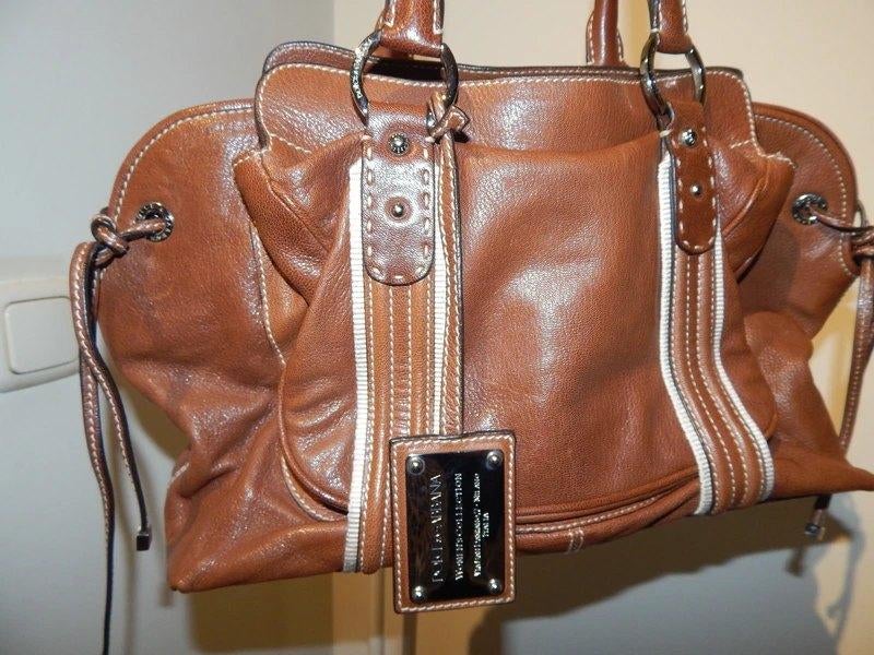 Dolce & Gabbana eerstelijns leren tas ruim model Zeer goed, Sieraden, Tassen en Uiterlijk, Tassen | Damestassen, Verzenden, Zo goed als nieuw