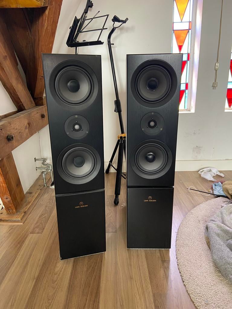 Linn Keilidh Vloerstaande Luidsprekers, Audio, Tv en Foto, Luidsprekers, Gebruikt, 120 watt of meer, Front, Rear of Stereo speakers
