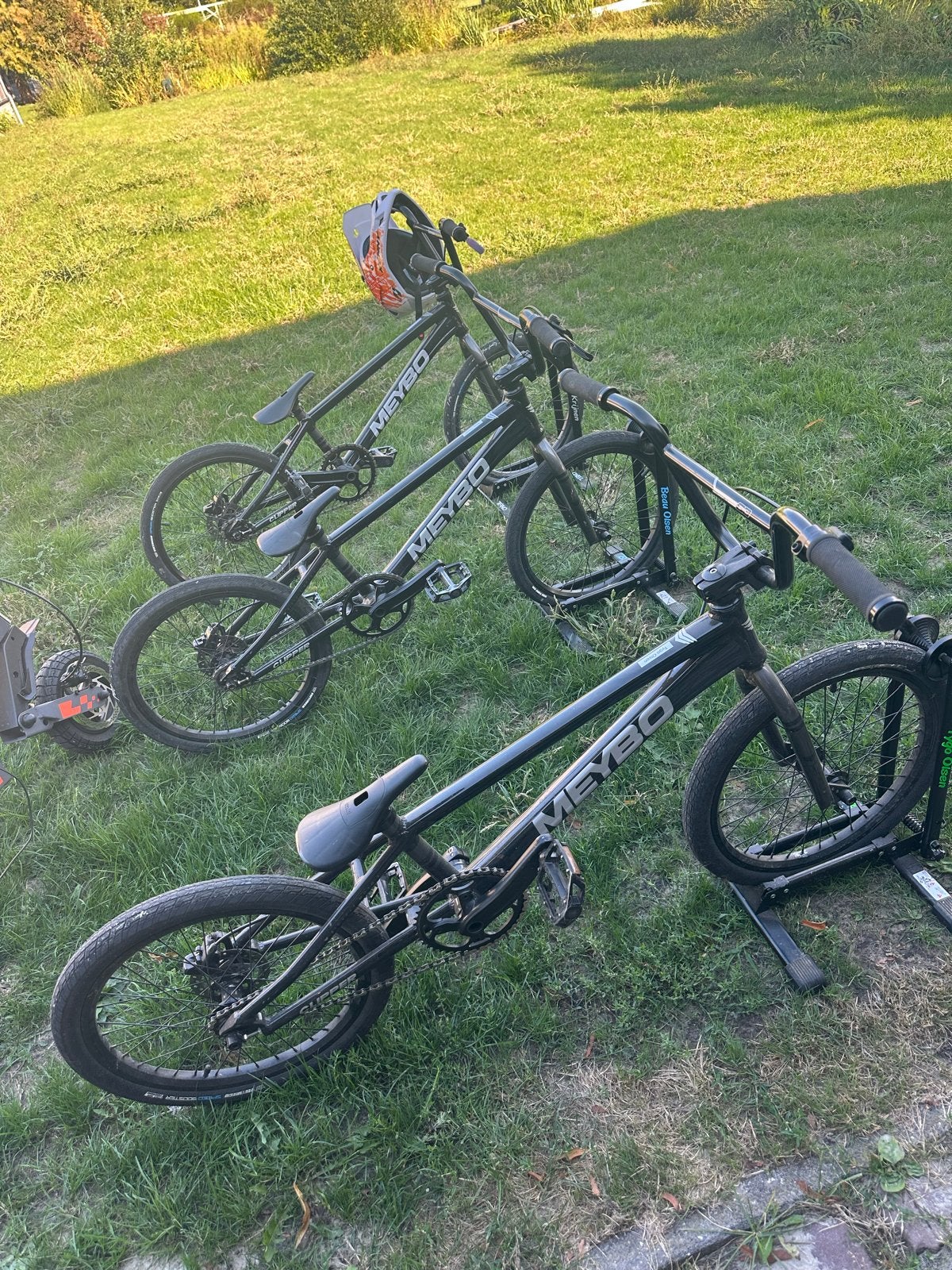 Meybo BMX Clipper v-brake Grey - 2x pro 21 en 1x pro 22, Velgrem, Aluminium, Ophalen of Verzenden, Zo goed als nieuw