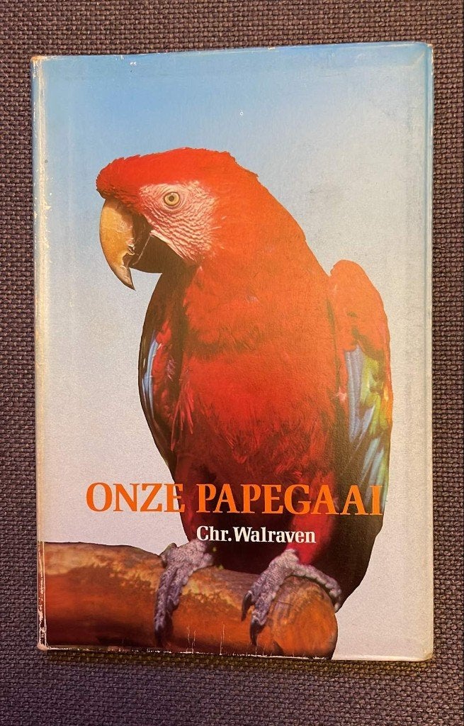 Boek: Onze papegaai, Ophalen of Verzenden, Gelezen, Vogels, Chr. Walraven