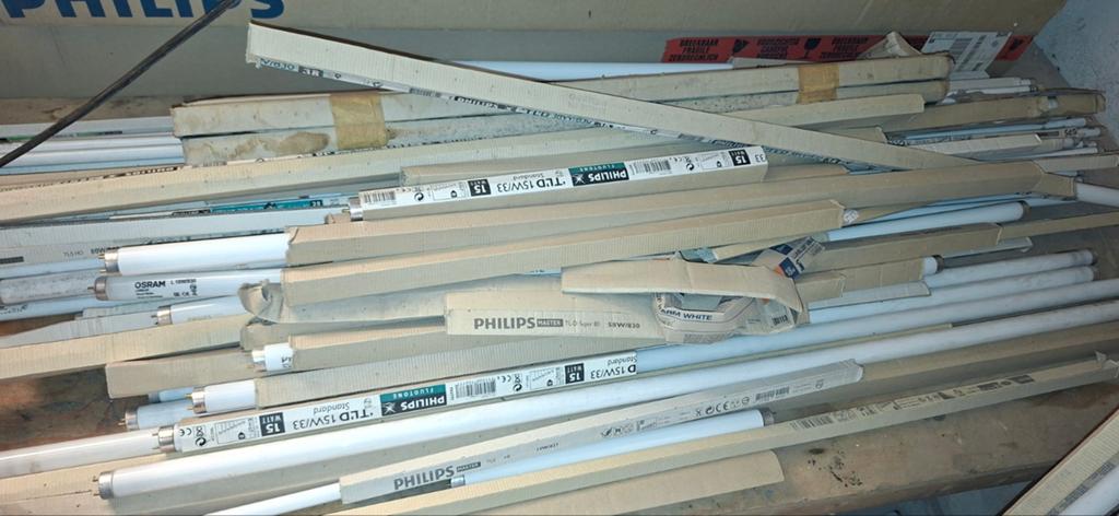 Grote partij Philips TL-buizen en armaturen, Ophalen, Gebruikt