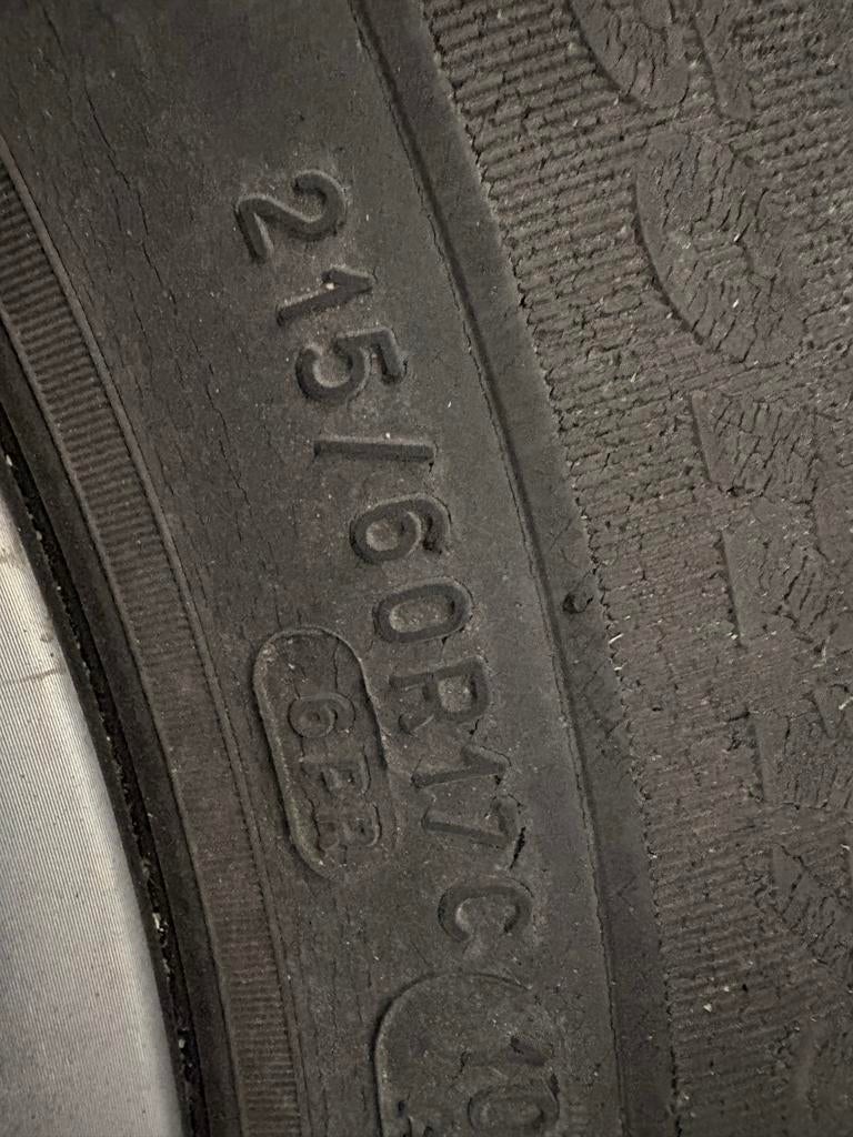 Velgen met banden voor Opel Vivaro - 215/60R17C, Auto-onderdelen, Banden en Velgen, Banden en Velgen, 17 inch, Ophalen of Verzenden