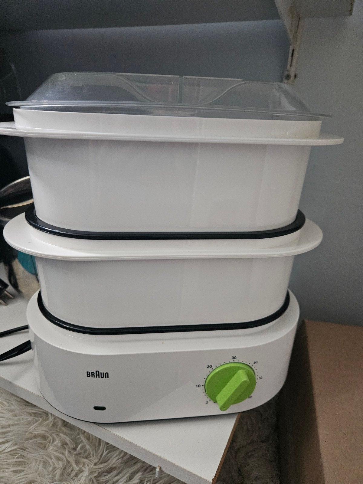 Braun stoomkoker, Huis en Inrichting, Ophalen of Verzenden, Zo goed als nieuw