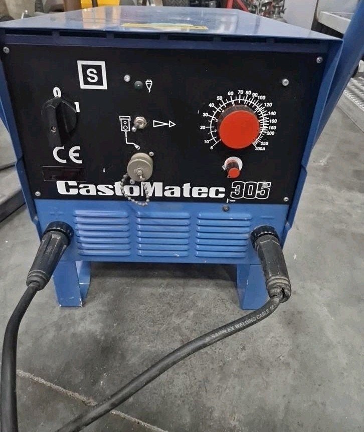 Castomatec 305 lasapparaat., Ophalen, 250 ampère of meer, Elektroden