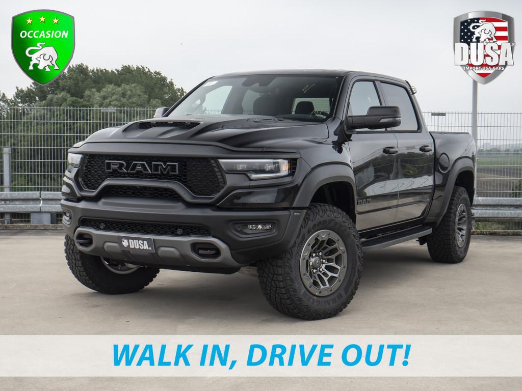 Dodge Ram 1500 TRX | 6.2 Supercharged V8 | 4x4 | Crew Cab |, Auto's, Dodge, Automaat, Gebruikt, Zwart, Lichtsensor