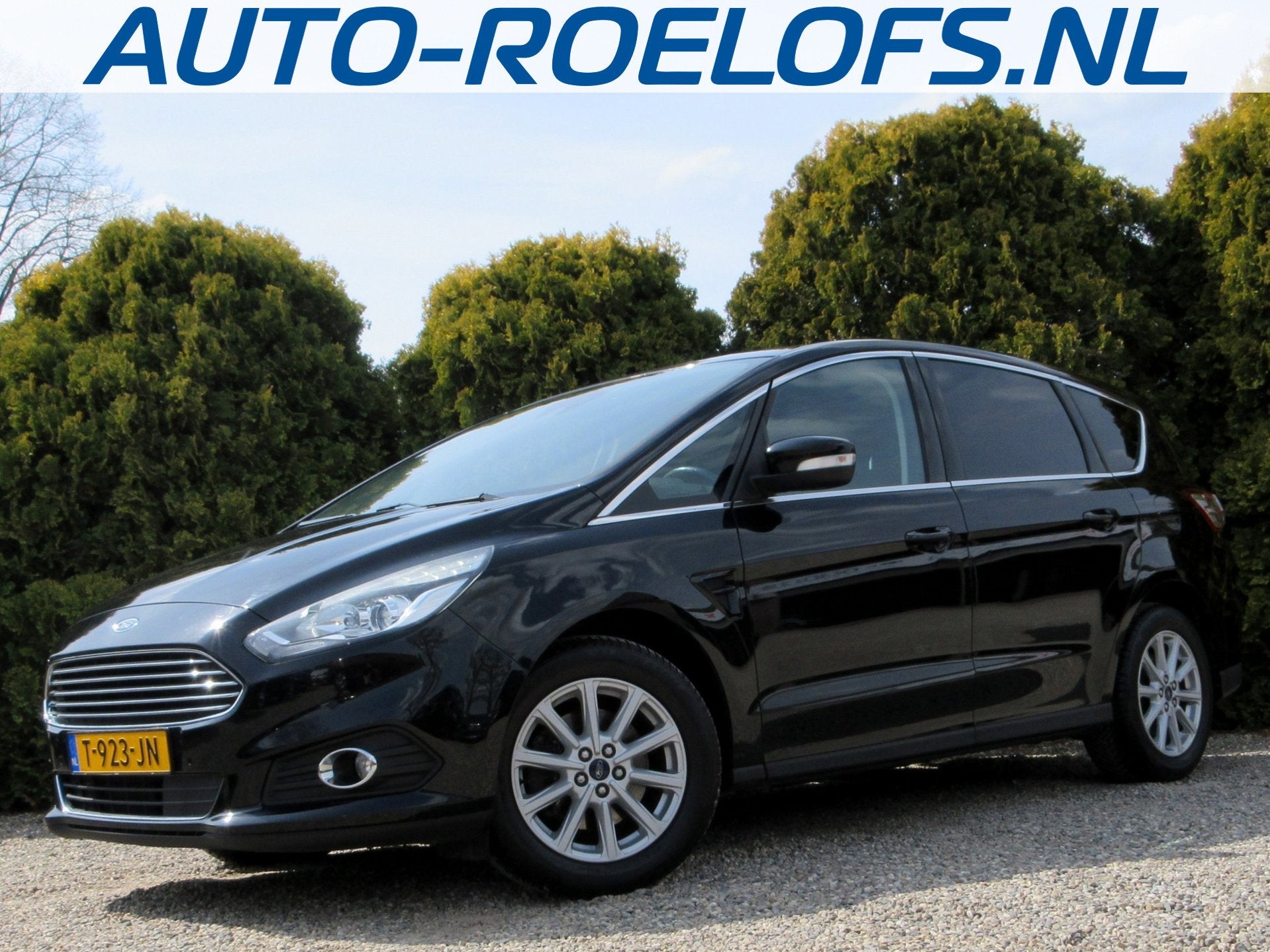 Ford S-Max 1.5 Titanium 7persoons * Camera * Trekhaak *, Auto's, Voorwielaandrijving, 4 cilinders, 7 stoelen, Zwart