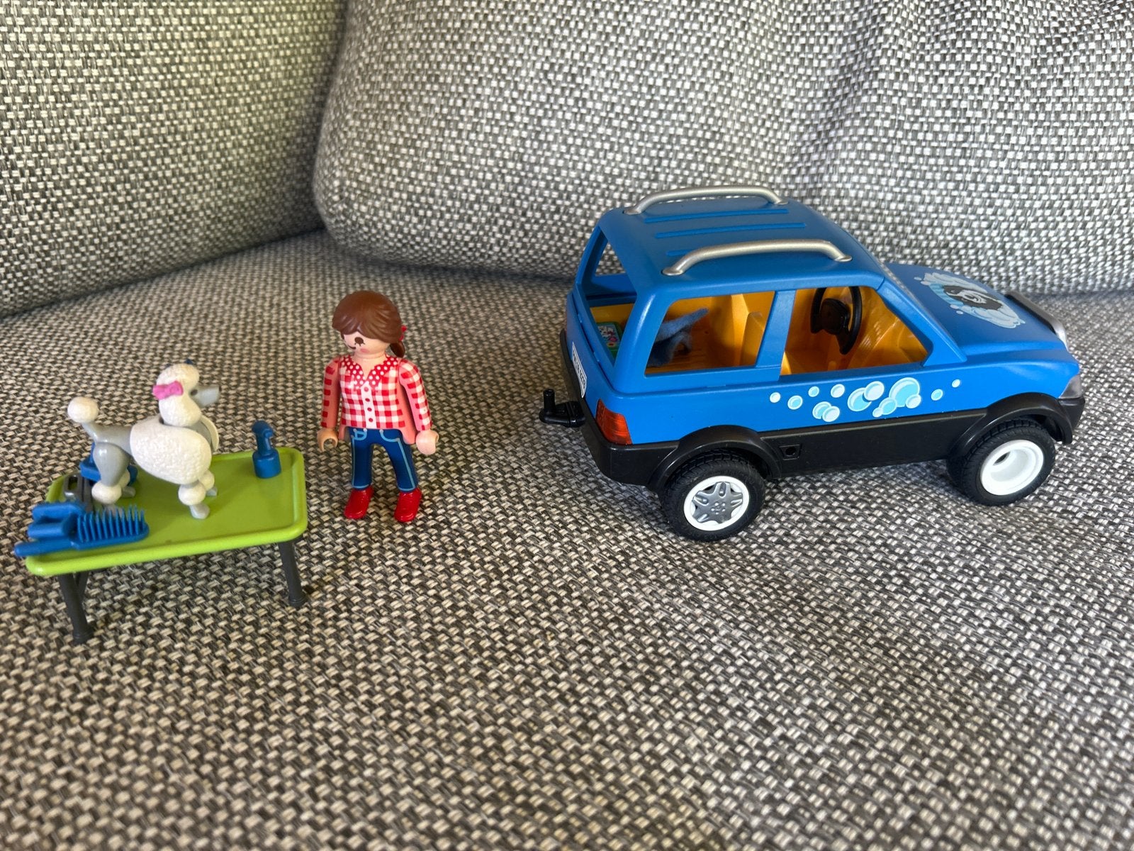 Playmobil Hondenwasser Auto Set 9278, Gebruikt, Complete set, Voertuig, Ophalen of Verzenden