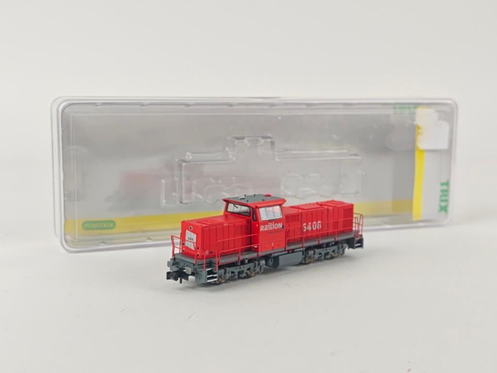 Trix Minitrix 12796 Diesellocomotief Railion 6400 NS, Hobby en Vrije tijd, Modeltreinen | H0, Trix, Ophalen of Verzenden, Gelijkstroom