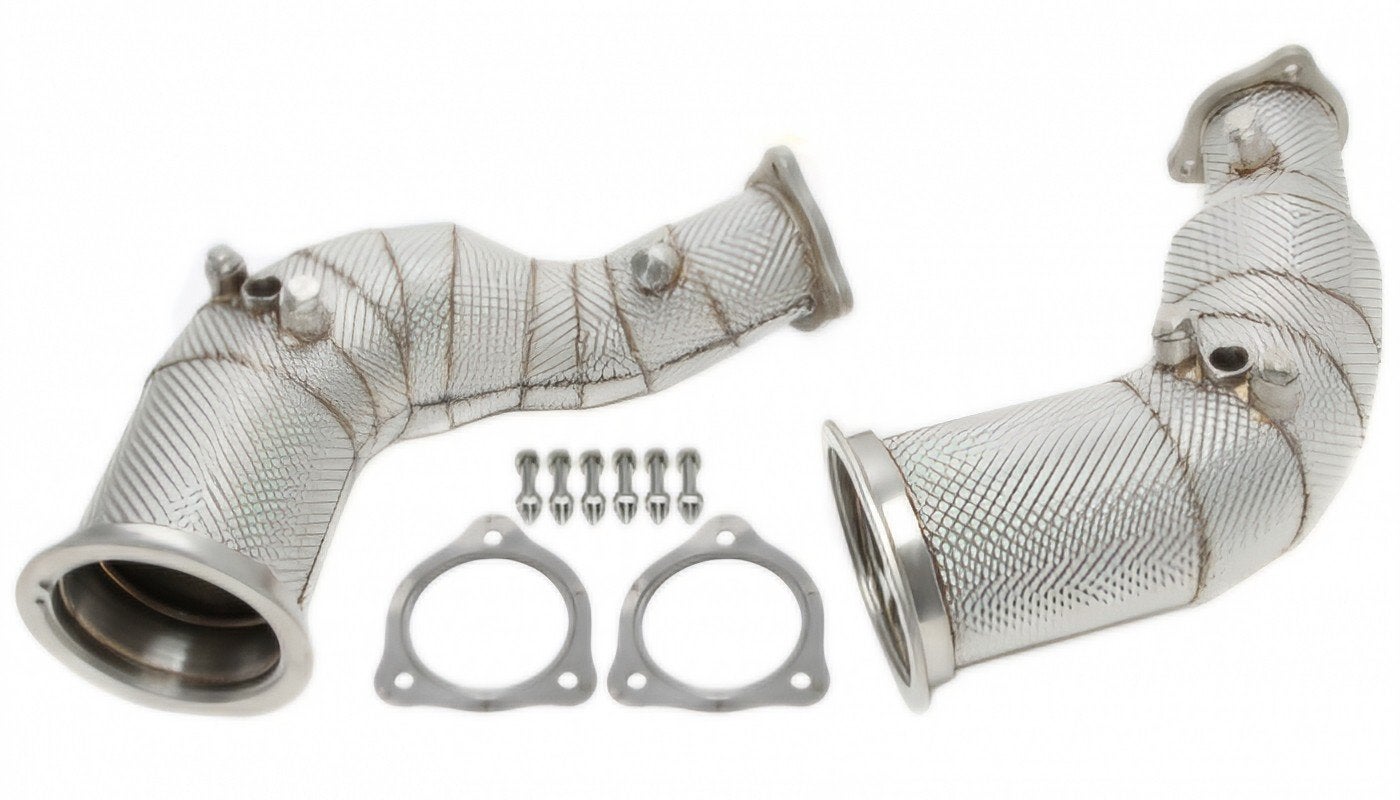 Uitlaat downpipe sport kats hitteschild AUDI RS4 B9 2.9L ZIE, Ophalen of Verzenden, PERFORMANCE-EXHAUST.NL, INFO@PERFORMANCE-EXHAUST.NL