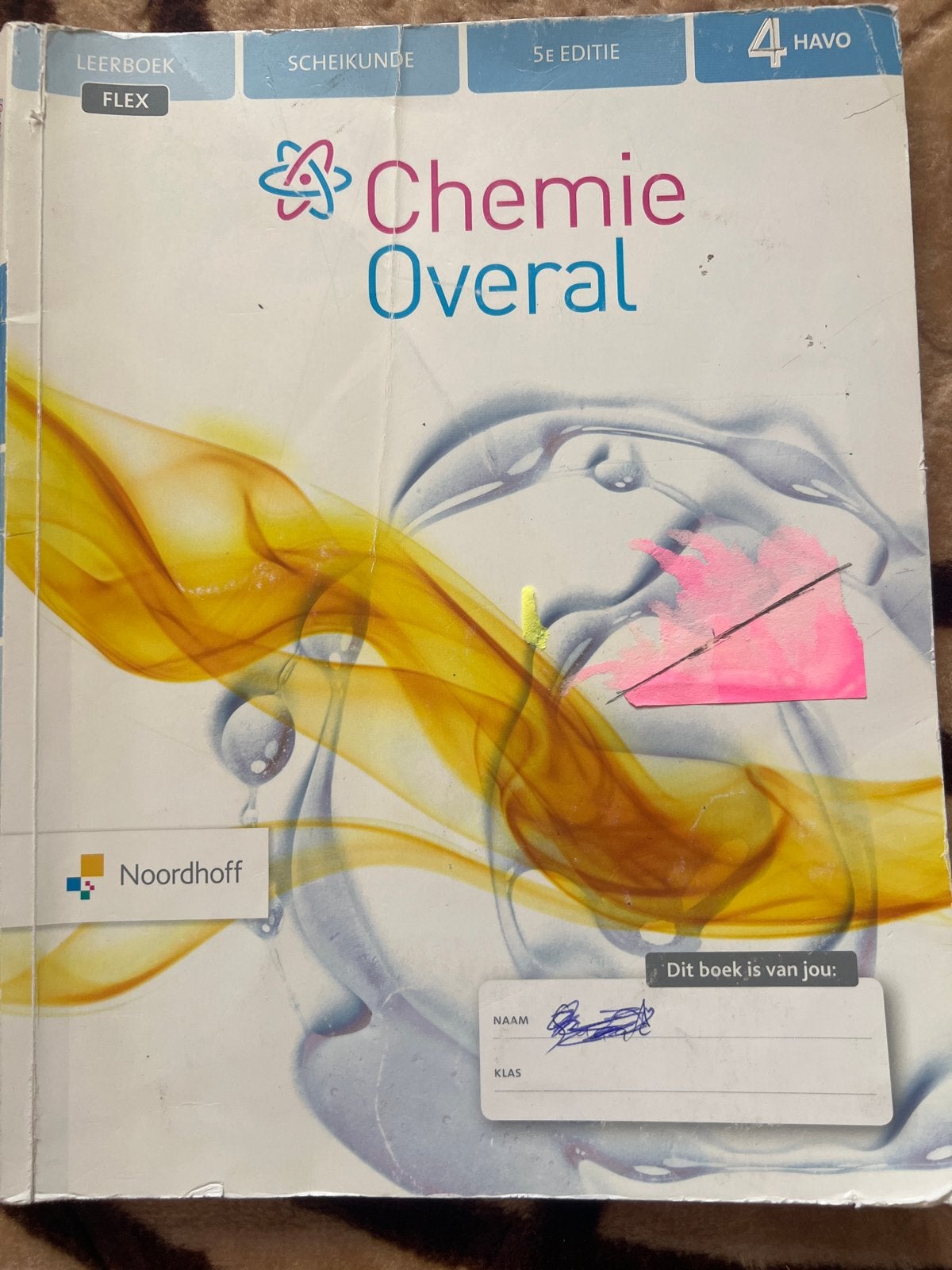 Chemie Overal 4 HAVO Scheikunde Leerboek 5e editie, Ophalen, Gelezen, HAVO, Scheikunde