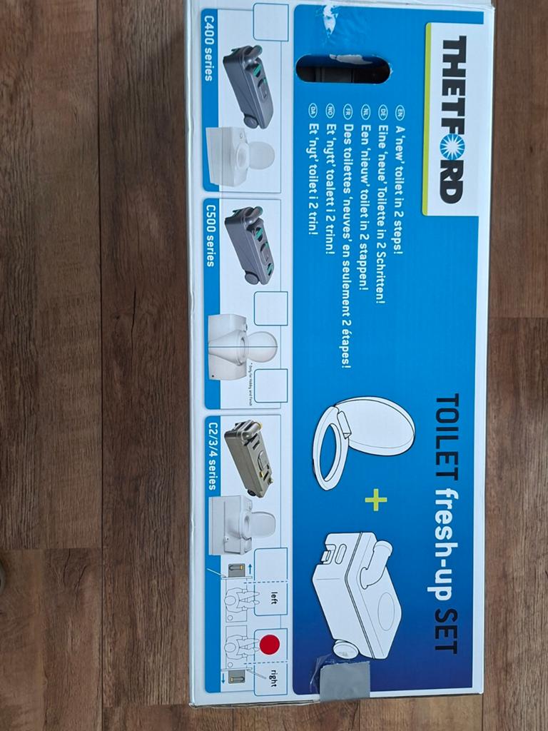 Thetford Toilet Fresh-up Set C2/3/4 (Rechts) Nieuw in doos, Caravans en Kamperen, Ophalen of Verzenden, Nieuw