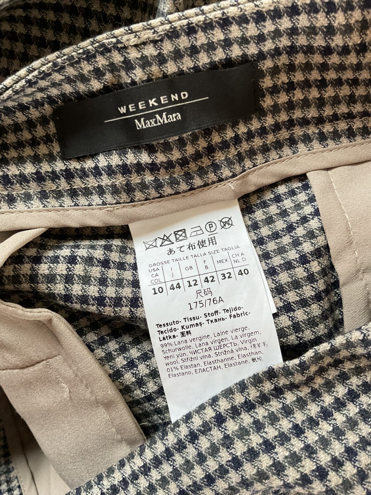 MAX MARA WEEKEND WOLLEN BROEK (40), Maat 38/40 (M), Zwart, Ophalen of Verzenden, Zo goed als nieuw