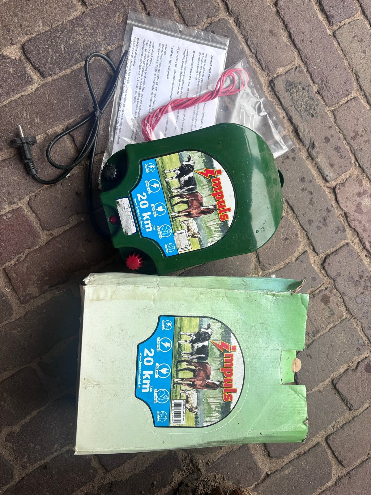 Schrikdraad apparaat NIEUW