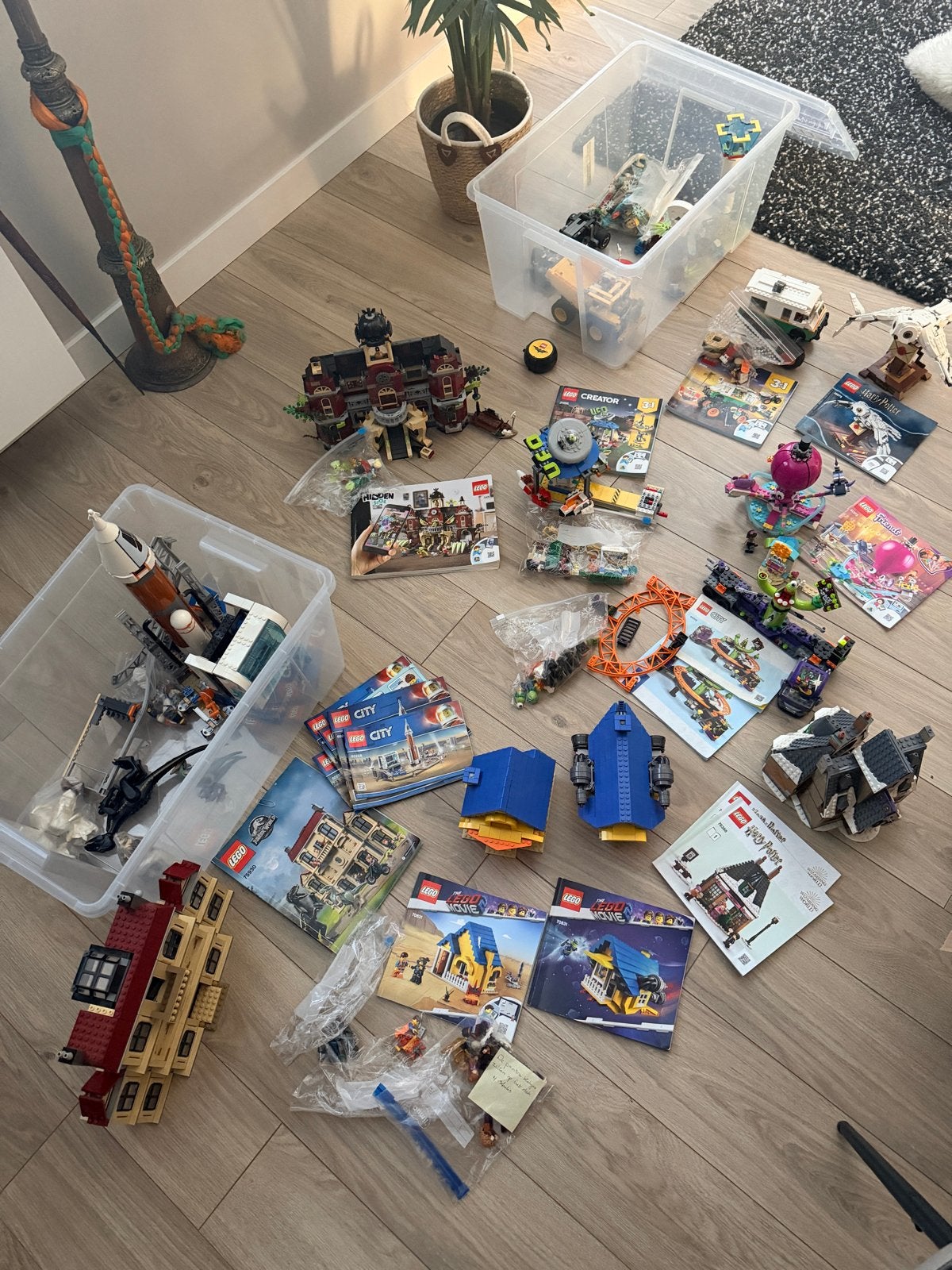 Grote collectie Lego; incl Jurassic World Indoraptor Rampage, Ophalen of Verzenden, Gebruikt