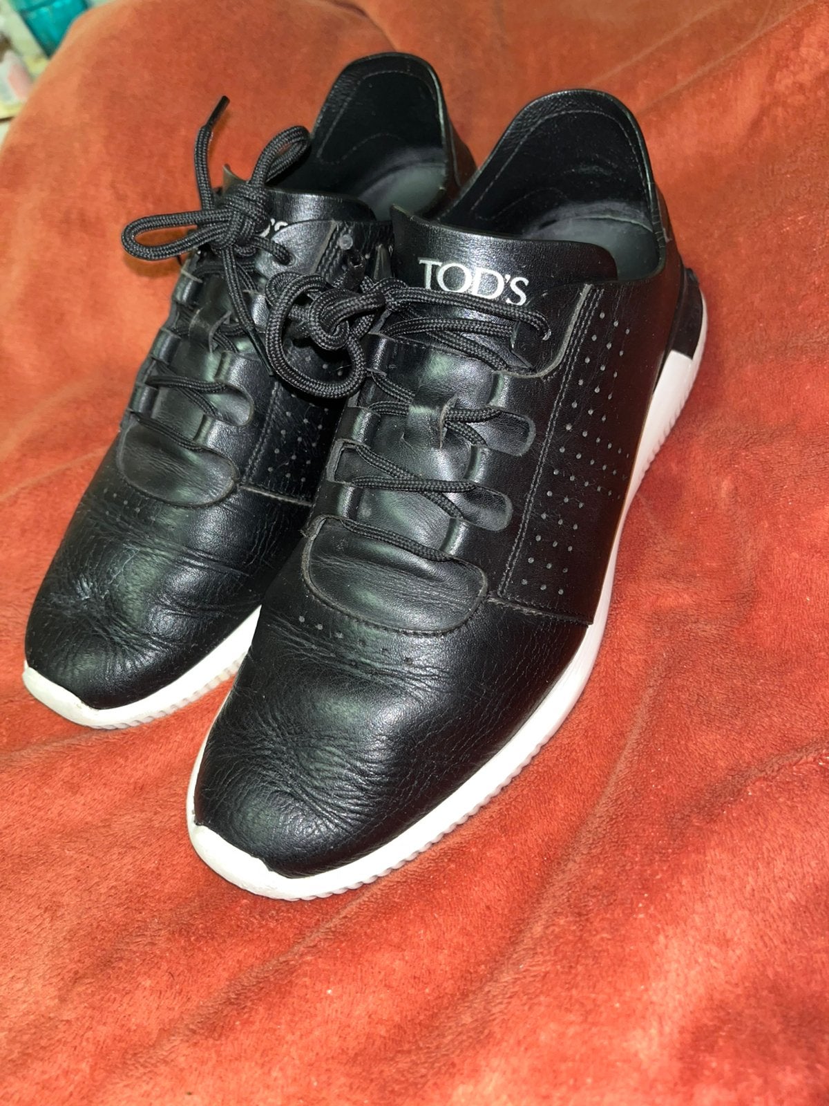 Tod's No_Code sneakers maat 40 in Uitstekende staat!, Zwart, Ophalen of Verzenden, Zo goed als nieuw, Veterschoenen