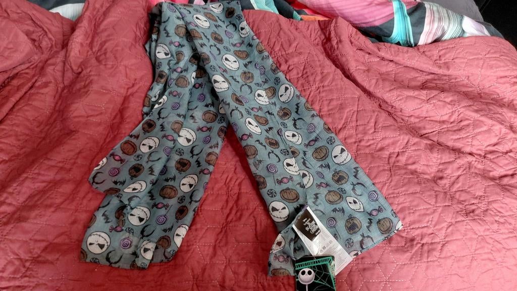 Nightmare Before Christmas sjaal, Ophalen of Verzenden, Overige figuren, Nieuw, Kleding of Textiel