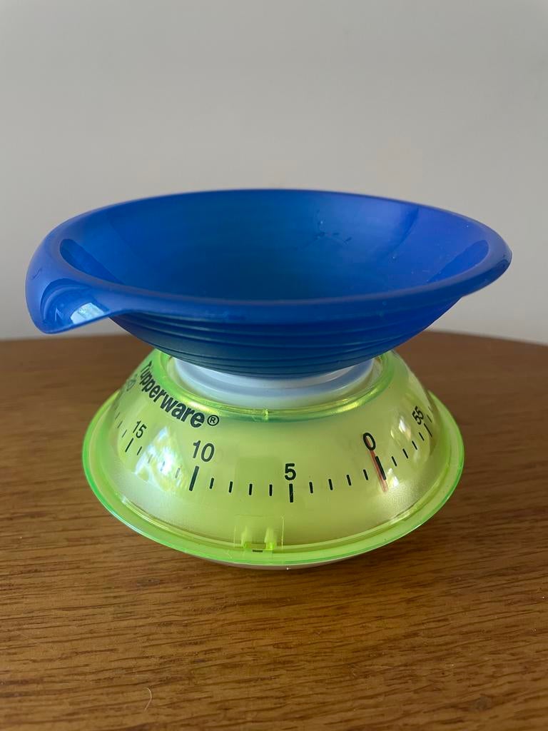Nieuwe Tupperware kookwekker - Blauw/Groen, Ophalen of Verzenden, Nieuw, Blauw, Overige typen