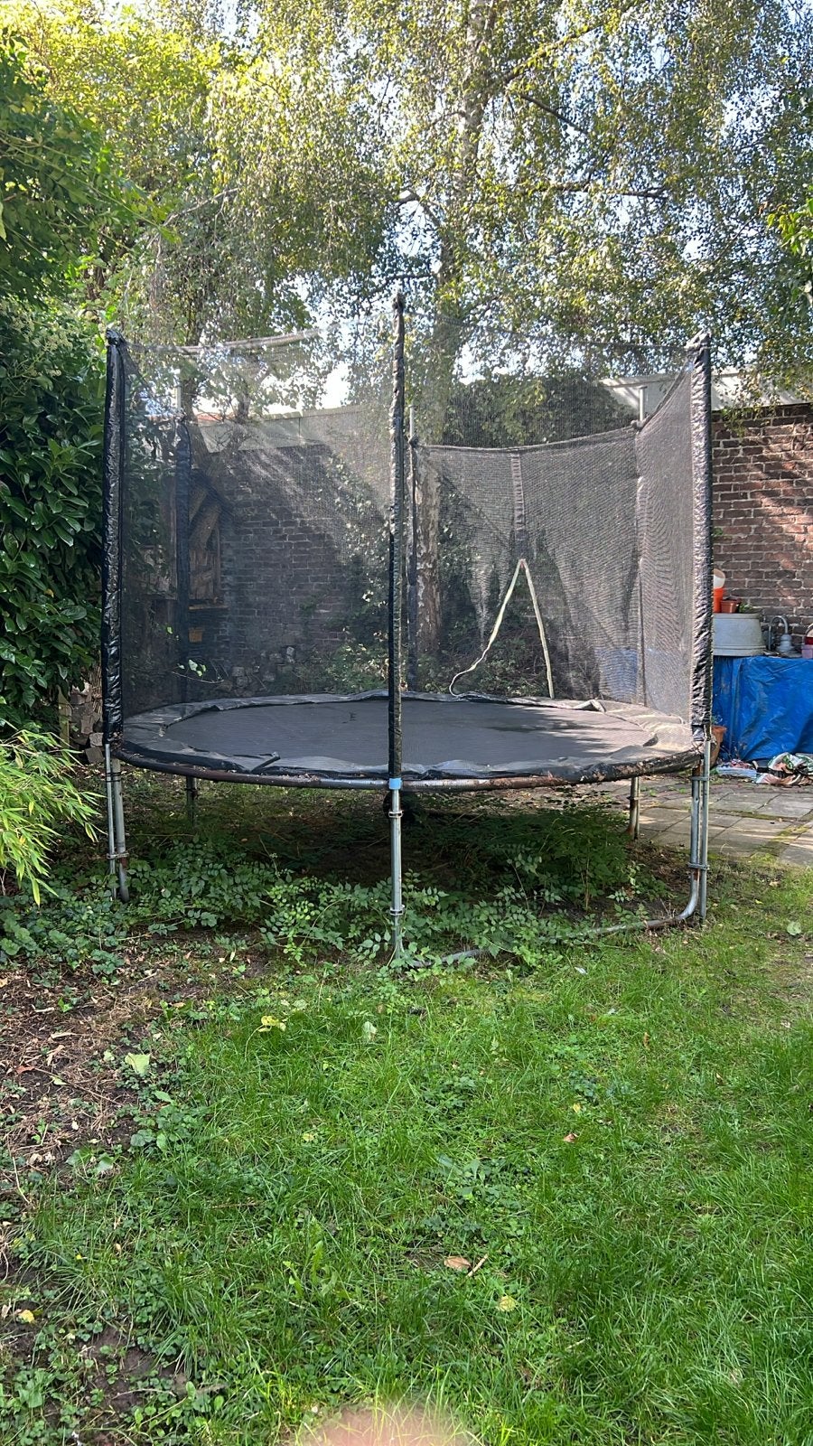 Trampoline met veiligheidsnet - Gebruikt