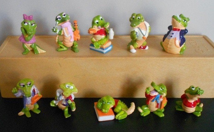 Kindersurprise Ferrero: Die Kroko - Schule '91 = Krokodillen, Ophalen of Verzenden, Zo goed als nieuw, Overige typen