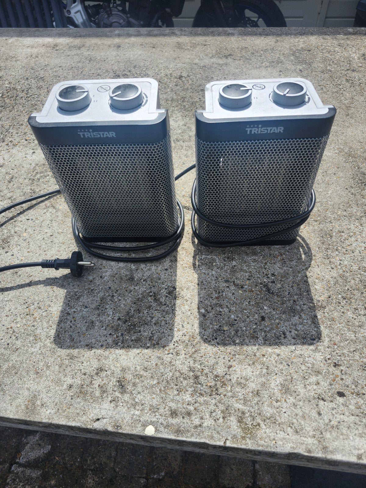 Tristar Elektrische Keramische Kachels (2 stuks), Ophalen of Verzenden, Gebruikt, Vrijstaande haard, Elektrische haard