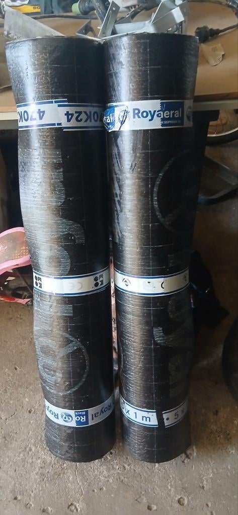 Dakleer rollen - Royalgum Bicom, Ophalen, Overige materialen, 10 tot 15 m², Zwart
