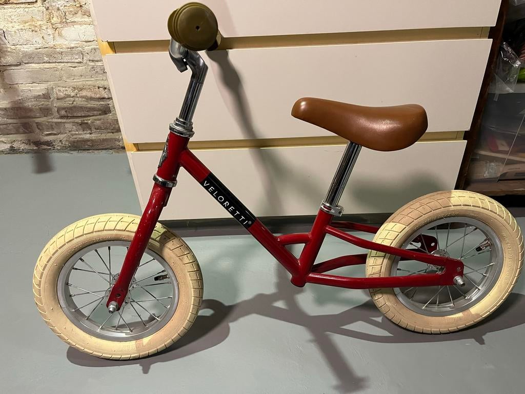 Veloretti loopfiets rood, Ophalen, Gebruikt, Minder dan 16 inch
