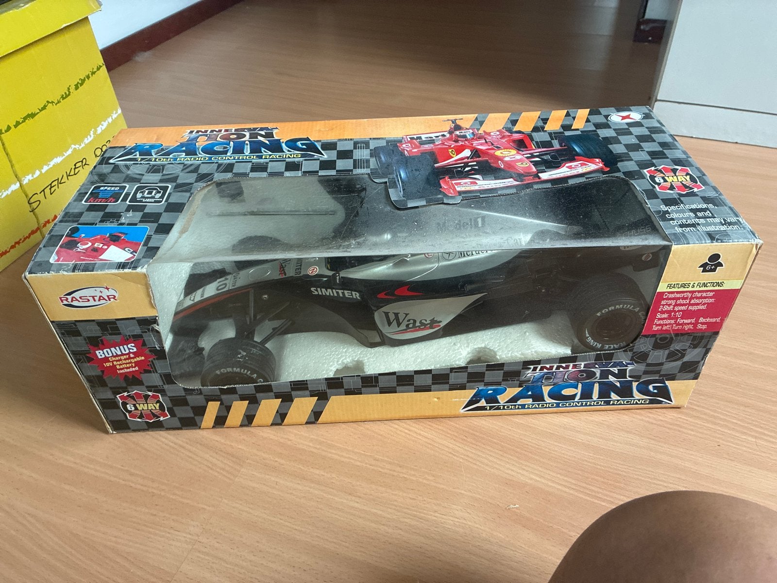 Rastar Inner Action Racing RC Formule 1 Auto 1:10, Elektro, Nieuw, Ophalen of Verzenden, Schaal 1:10