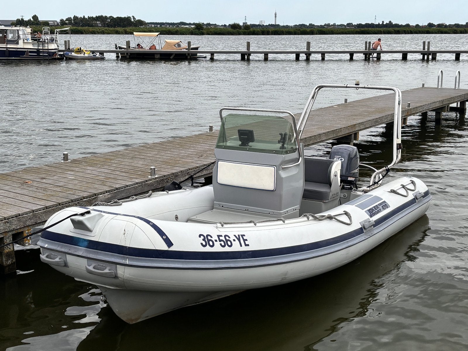 Joker Coaster 470 | Yamaha 60 pk EFI | 290 uur | Trailer, Watersport en Boten, 60 pk, Afdekzeil, 2 m, 60 cm