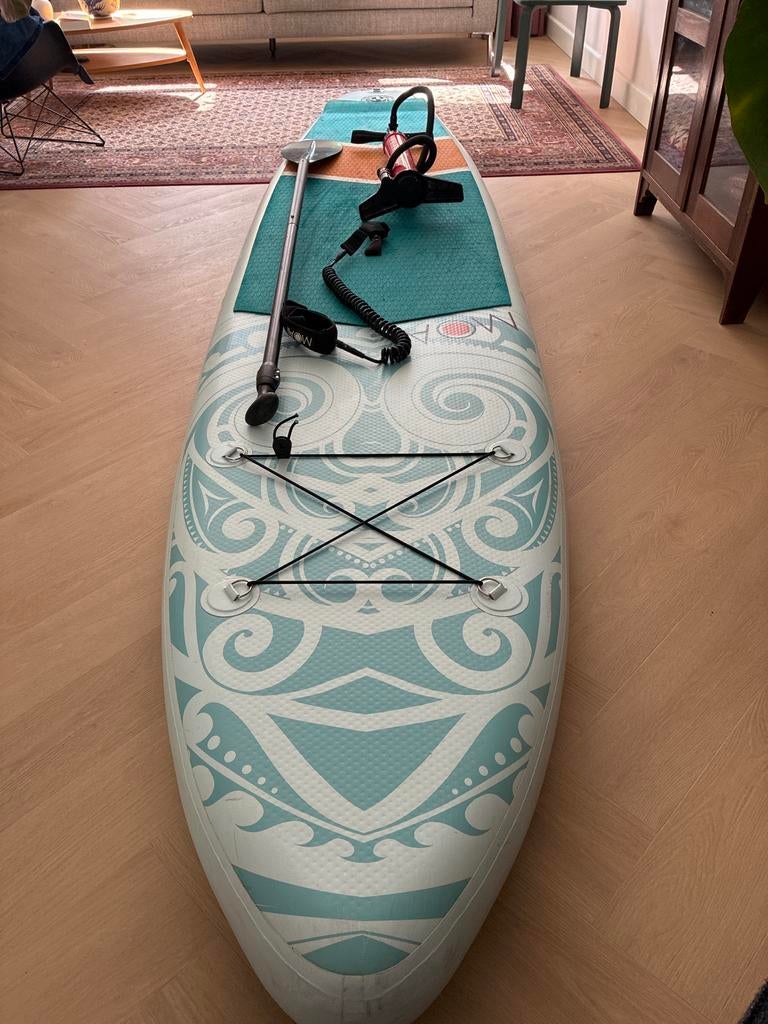 MOAI SUP Board 11’ met peddel, pomp, Watersport en Boten, Suppen, Ophalen of Verzenden, Zo goed als nieuw, SUP-boards